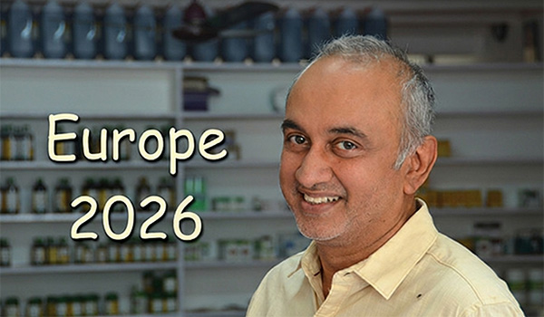 Dr. Kiran Bhat v Evropě: jaro & léto 2026